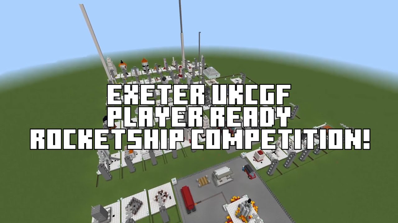 Player Ready: UKCGF Exeter, September 2023, Devon. Minecraft Rocket ...