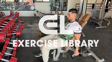Dumbbell Incline Twist Curl | Exercise Demo | Male
