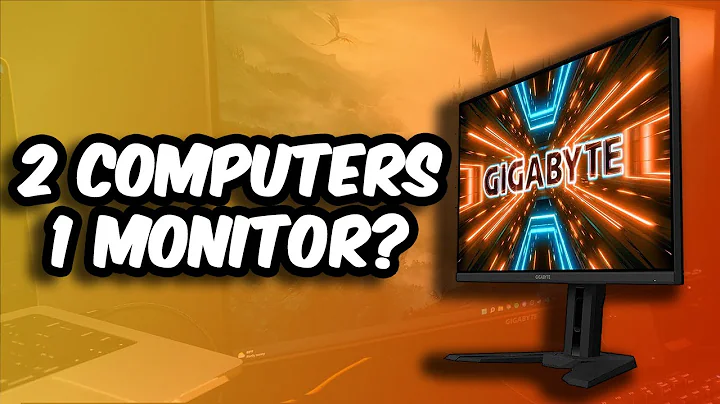 Control 2 Computers with 1 Monitor - Gigabyte M32Q KVM Switch Feature!