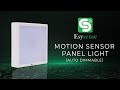 Radar Motion Sensor Panel Light | Auto Dimmable Surface Mount Square Panel Light | ESYSENSE
