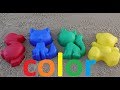 Learn colors with kids funny animals bear cat duck/учим цвета на английском с детьми