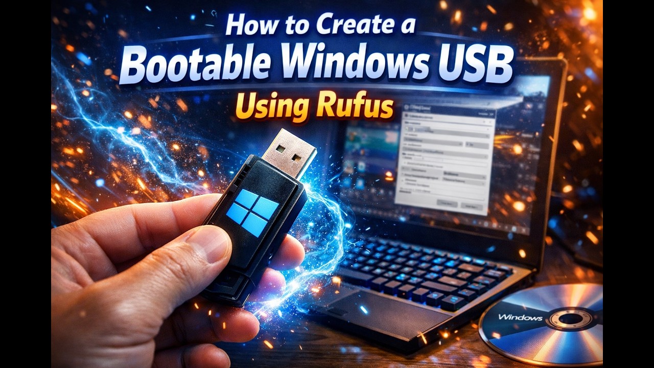 How to Create a Bootable Windows USB Using Rufus Step by Step Guide ...