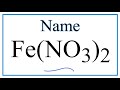 Understanding Iron Nitrate Compounds