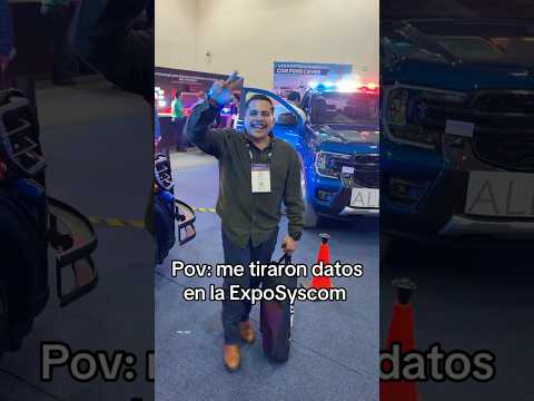 Pov: me tiraron datos en la EXPO SYSCOM 2026 para que me calle jajaj