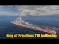 King of Primitives Tier 10 premium battleship gameplay King of Primitives Tier 10 premium battleship gameplay