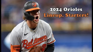 Baltimore Orioles Lineup, Starters in 2024! (+ Corbin Burnes)