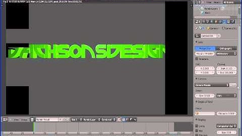 How to make a youtube Background (Blender & Gimp)