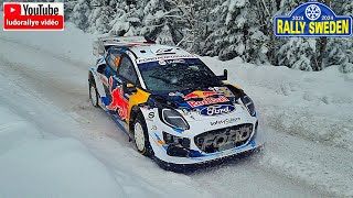 rallye de Suède 2024 - full attack full snow on the limit - rally Sweden 2024.