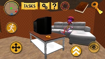 Hello Squid Sponge Neighbor of Bob 3D: Level 3