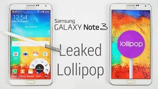 Galaxy Note 3 - Lollipop 5.0 (Leaked) -  How to Update / Flash