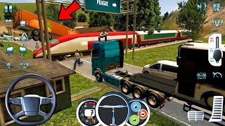 Euro Truck Driver 2018 #55 Railway Accident! Truck Games Android gameplay screenshot 2