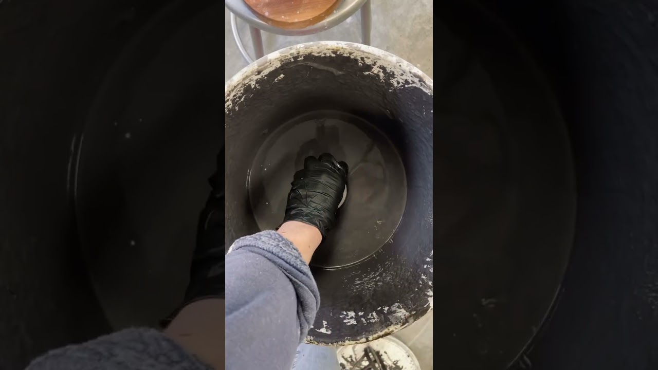 The before and after a kiln firing🔥😍 