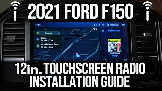 2021-2023 Ford F-150 8 to 12 Sync 4 Touchscreen Upgrade