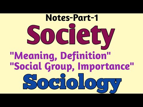 Uyini umphakathi ku-sociology pdf?