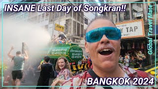 last day of songkran 2024 bangkok fun water fights 🇹🇭 thailand #songkranfestival