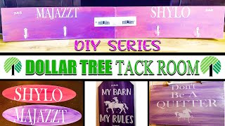 Dollar Tree Tack Room DIY Bridle Rack -Tack Room DIY Series!