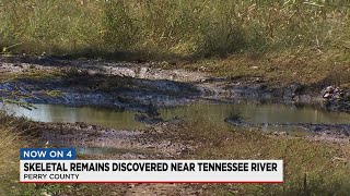 Skeletal remains discovered on banks of Tennessee River