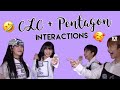 CLC x Pentagon moments and interactions