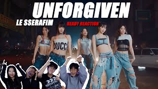 [Ready Reaction] LE SSERAFIM - 'UNFORGIVEN'(feat. Nile Rodgers) MV ReactionㅣPREMIUM DANCE STUDIO