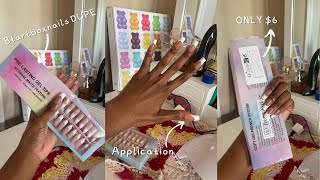 TRYING $5 SHEIN PRESS ON NAILS 💅🏾 BTARTBOXNAILS DUPE