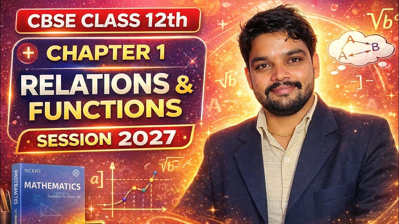 CBSE class 12th chapter 1 relation and function Part 02session 2027 ...