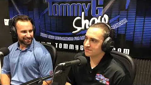 Jason Savino and Justin Selman at the Tommy G Show