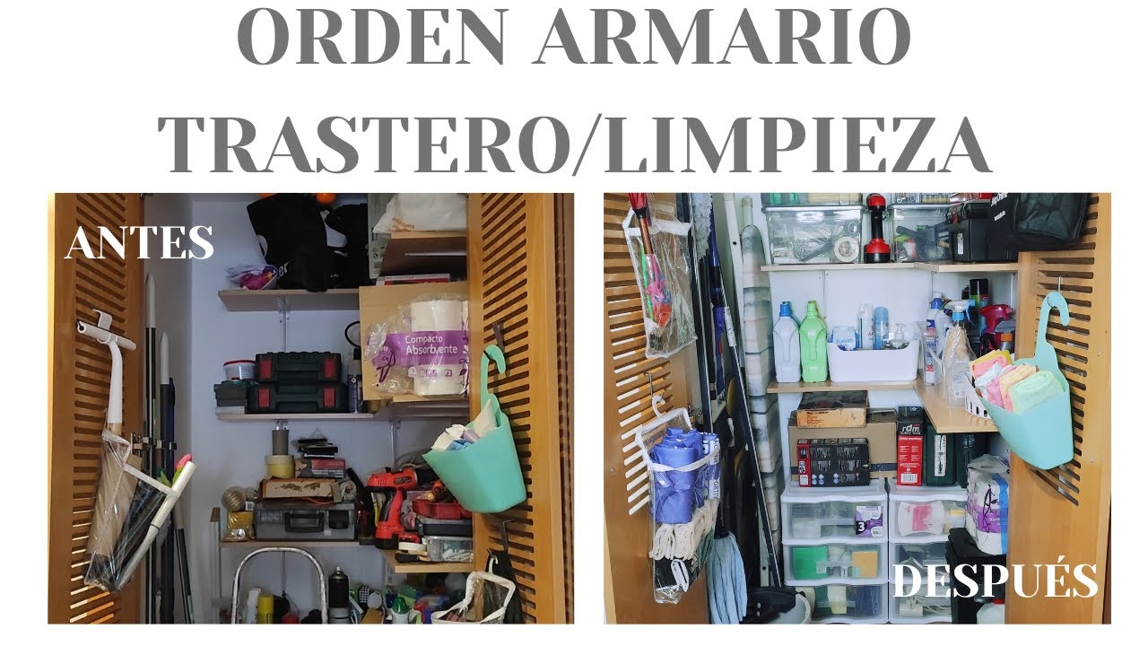 ORGANIZACIÓN DE ARMARIO TRASTERO/LIMPIEZA!!! 