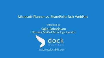 Microsoft Planner vs  SharePoint Task WebPart