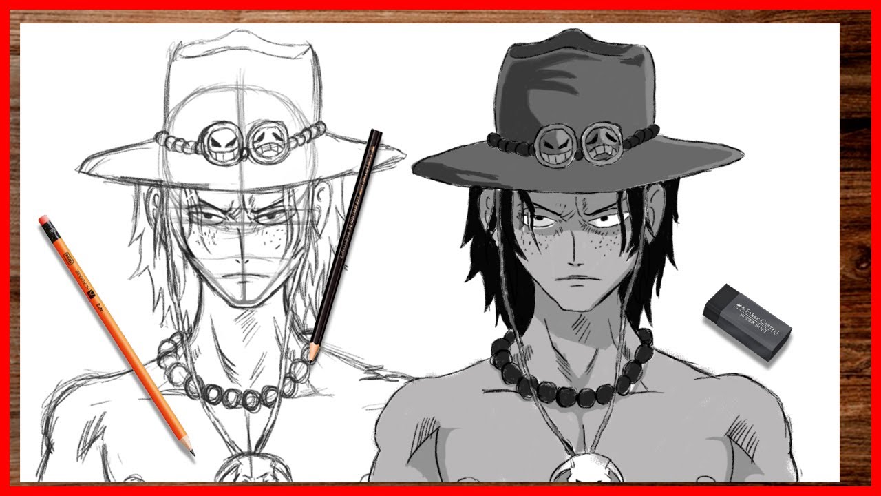 Como desenhar o Ace e Kenpachi #comodesenhar #onepiece #bleach