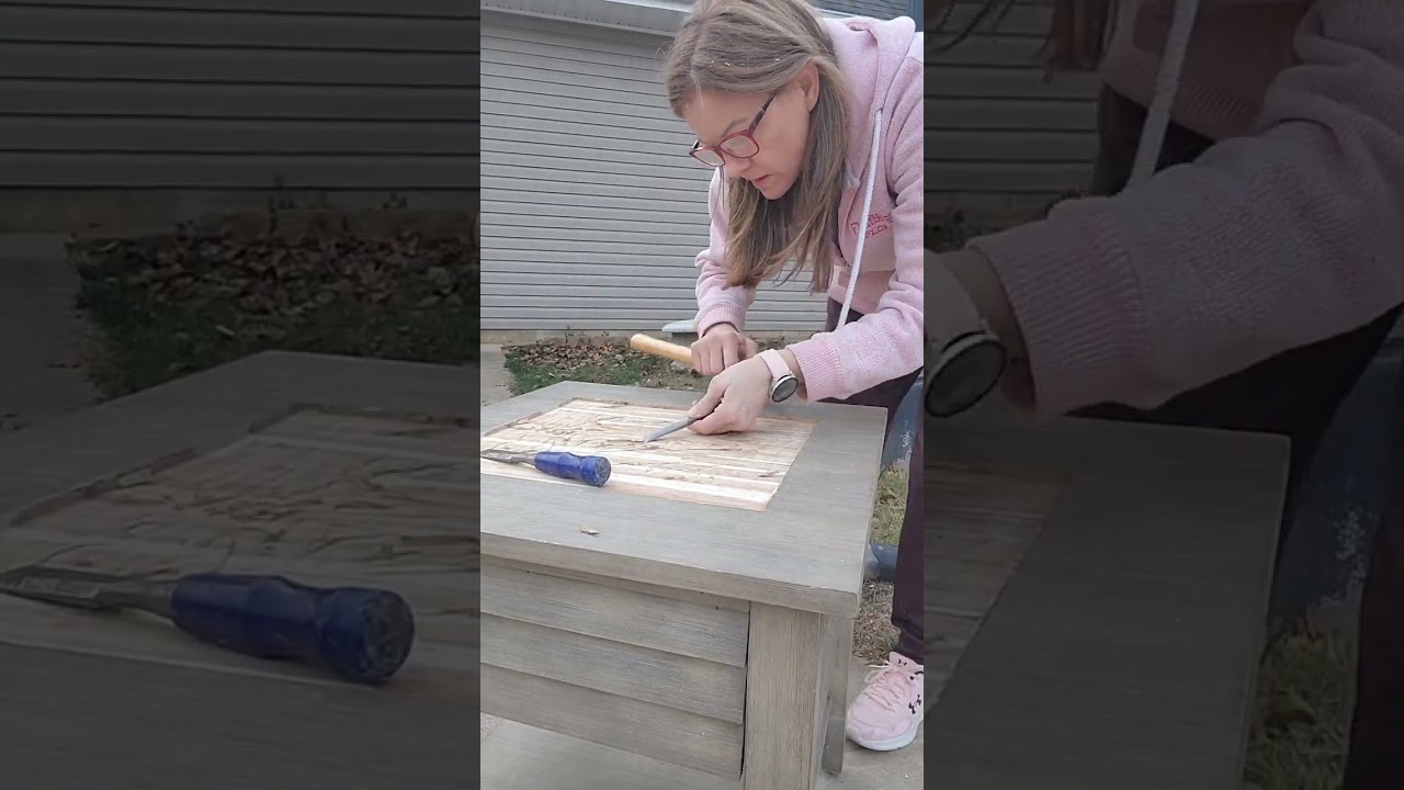 How I Made a Chess Table From Yard Sale Finds