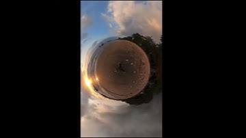 GoPro Max time warp Sunset and Tinyplanet