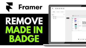 How to Remove Made In Framer Badge 2025 (Beginner Guide)