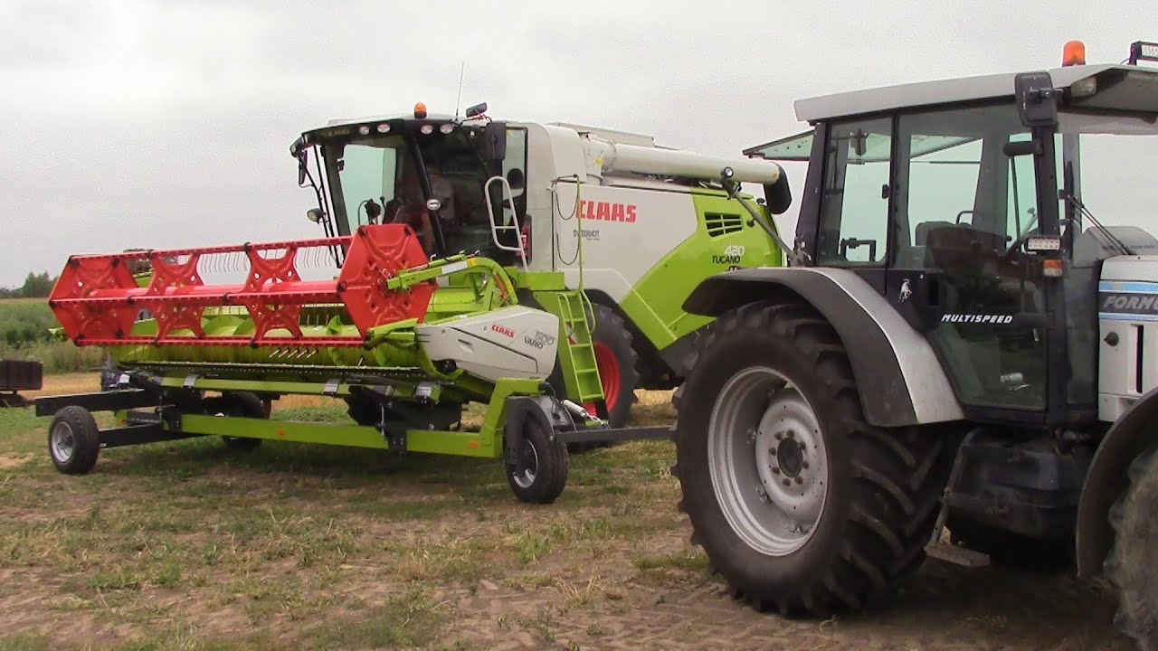 Żniwa 2020 z nowym nabytkiem Claas Tucano 420