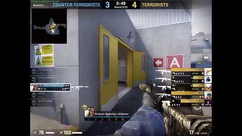 CS:GO Nuke 1v5 ACE Clutch