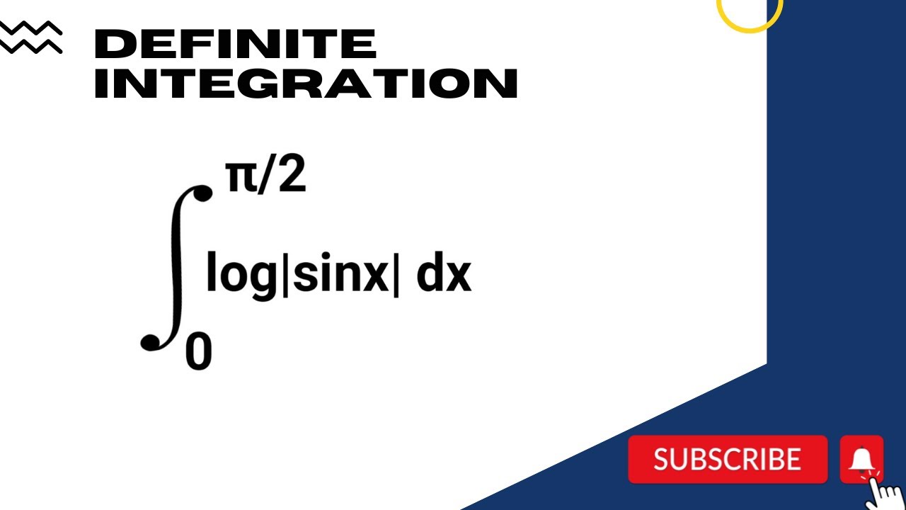 Definite Integration Integration Of 0 To Pi 2 Logsinxdx YouTube definite-integration-integration-of-0-to-pi-2-logsinxdx-youtube