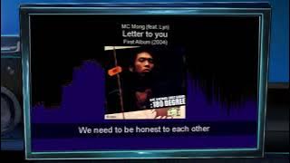 Download lagu MC Mong (feat. Lyn) - Letter to you (2004) - Old Kpop with English Subs