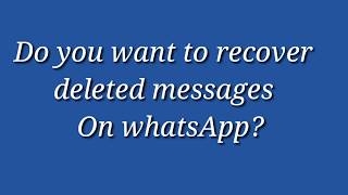How to recover deleted whatsApp messages in android | Get Unseen Chat app | Tuber Technologies screenshot 2