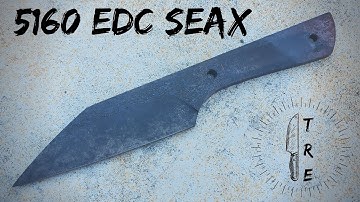 Heat Treating A 5160 Seax | Daily Vlog | Knife Maker