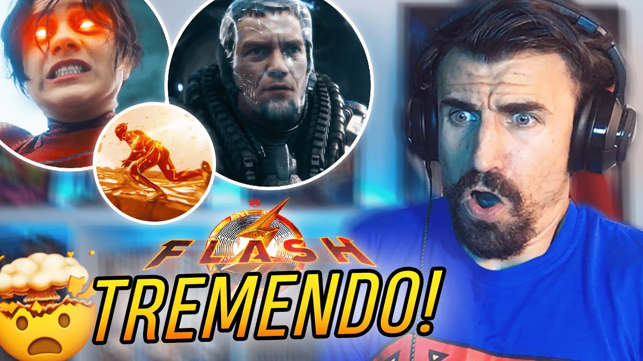 ME VUELVO LOCO!!!!!!! Reaccionando al trailer de THE FLASH ⚡️⚡️⚡️