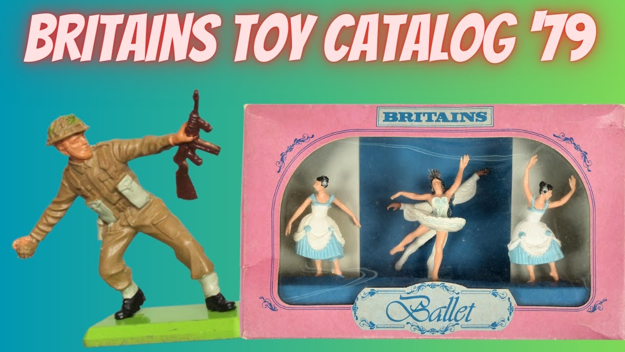 イギリスサンプラー１３歳の子の作品 A LOOK AT THE BRITAINS TOY CATALOG FROM 1979 - YouTube