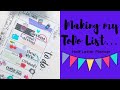 Making My To Do List | Half Letter Planner