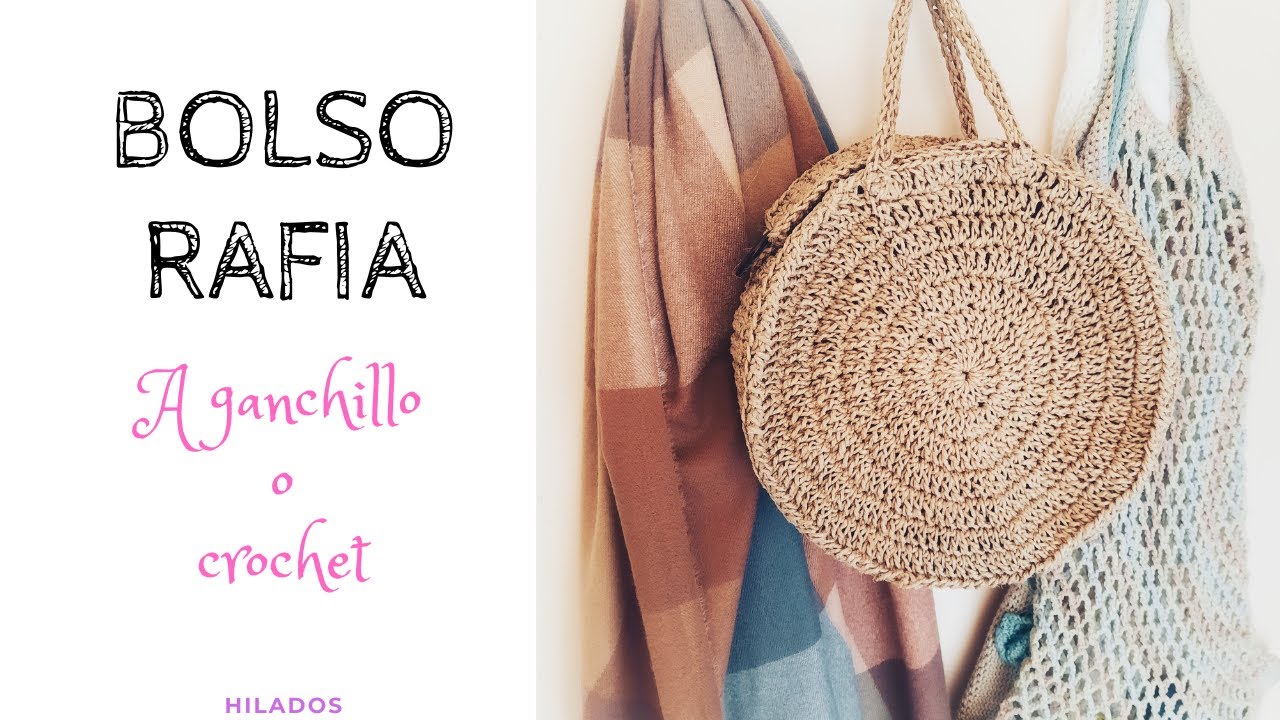 BOLSO RAFIA A O CROCHET -