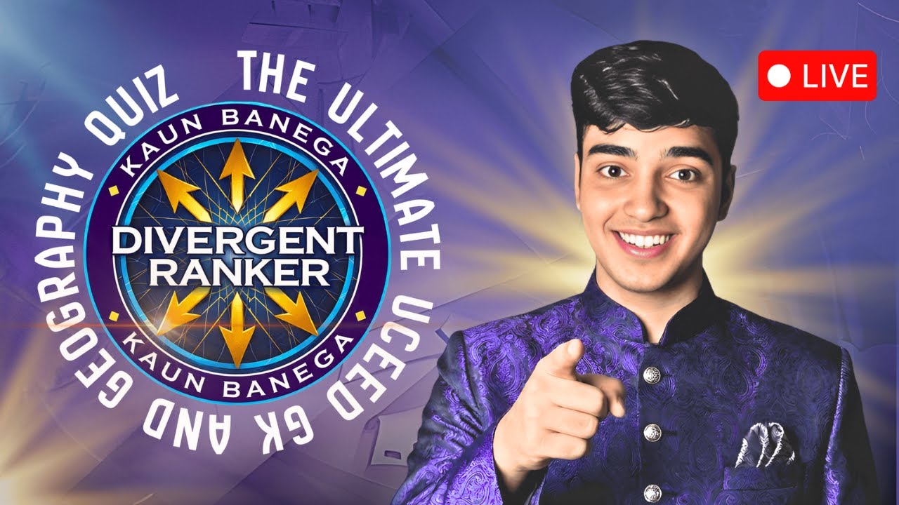 UCEED GK and Geography Quiz LIVE (Powered by Divergent Classes)