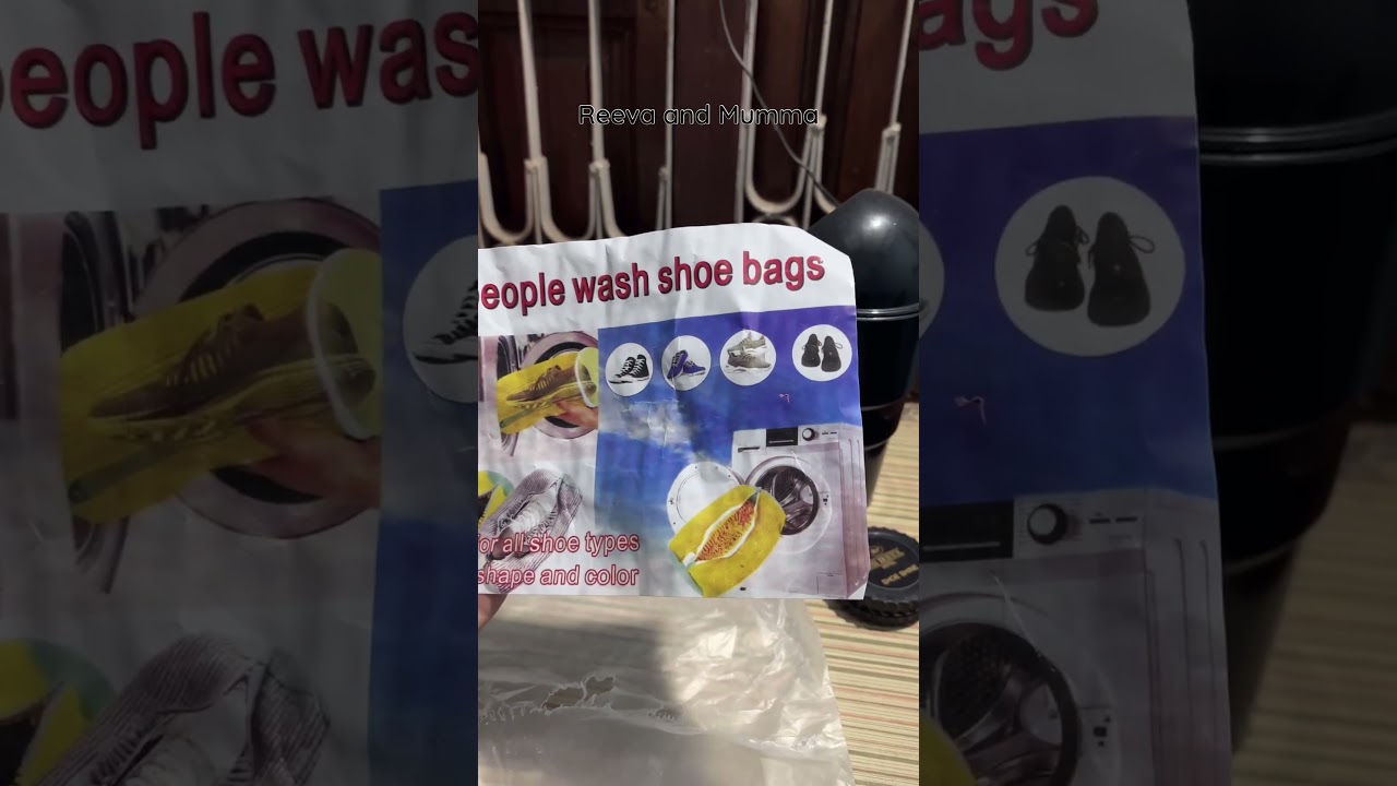 Lazy logo ka product?? 😂  || Life with Reeva || Shoes Washing Bag 