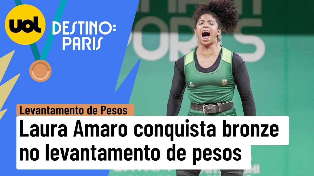 JOGOS PAN AMERICANOS  LAURA AMARO CONQUISTA BRONZE NO LEVANTAMENTO DE PESOS
