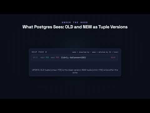 Triggers: Reacting to Data Changes - PostgreSQL for Developers