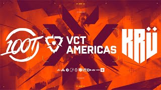 100 Thieves vs KRU Esports HIGHLIGHTS | Champions Tour 2024 Americas Stage 1