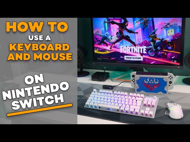 Clavier-Souris Nintendo Switch !! ( GameSir VX2 - Fortnite