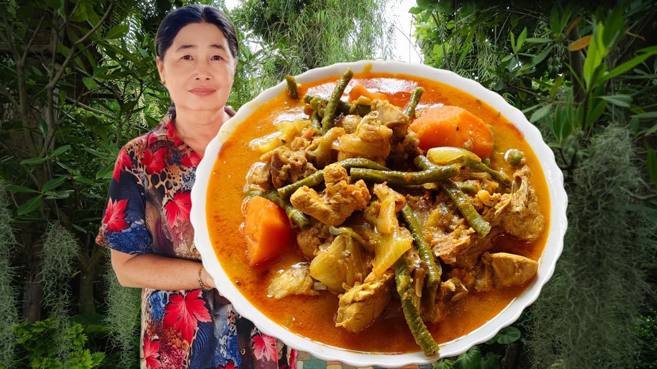 តោះមកដឹងពីរបៀបធ្វើសម្លការីសាច់មាន់ឱ្យមានរសជាតិឆ្ងាញ់និងមានពណ៌ស្អាត-Cambodia food/Dara Cooking