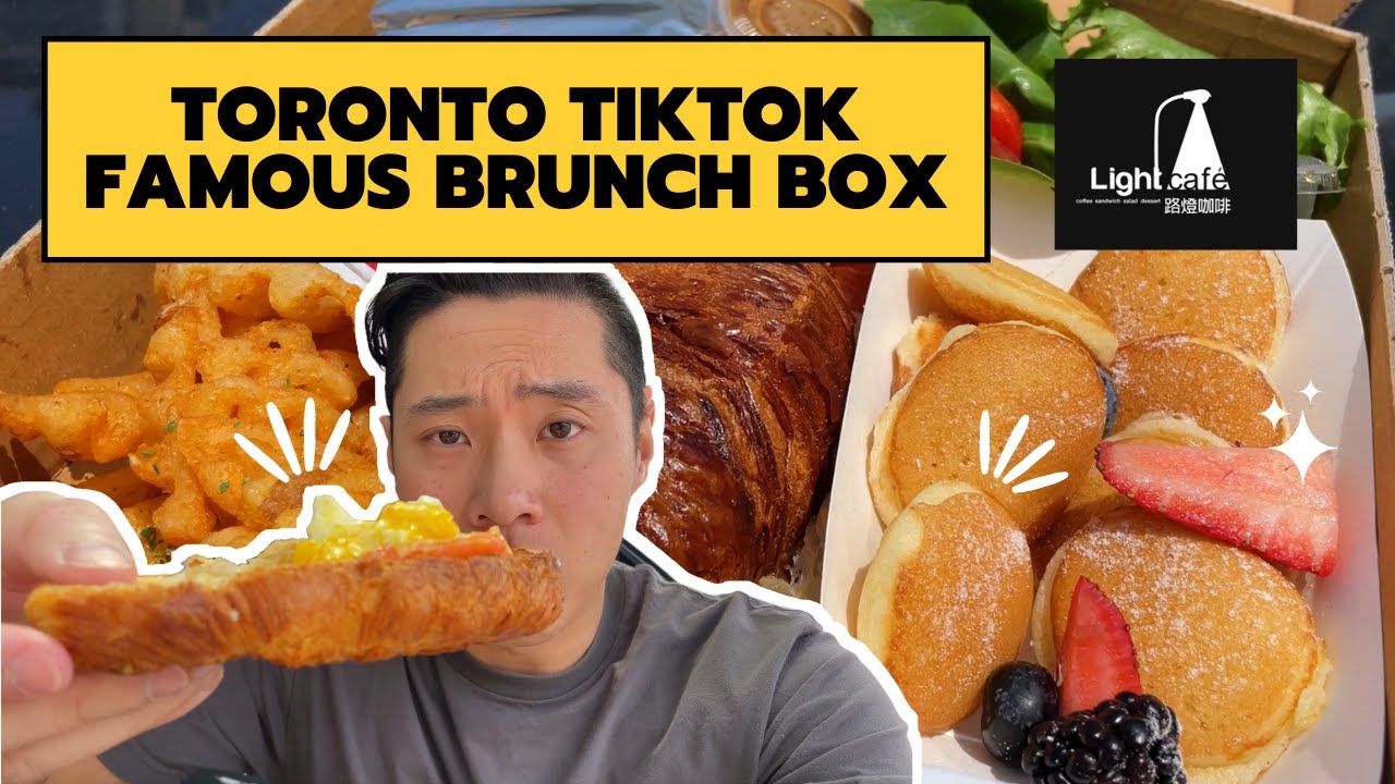 TIKTOK Viral Brunch Box Takeout from Light Café Toronto
